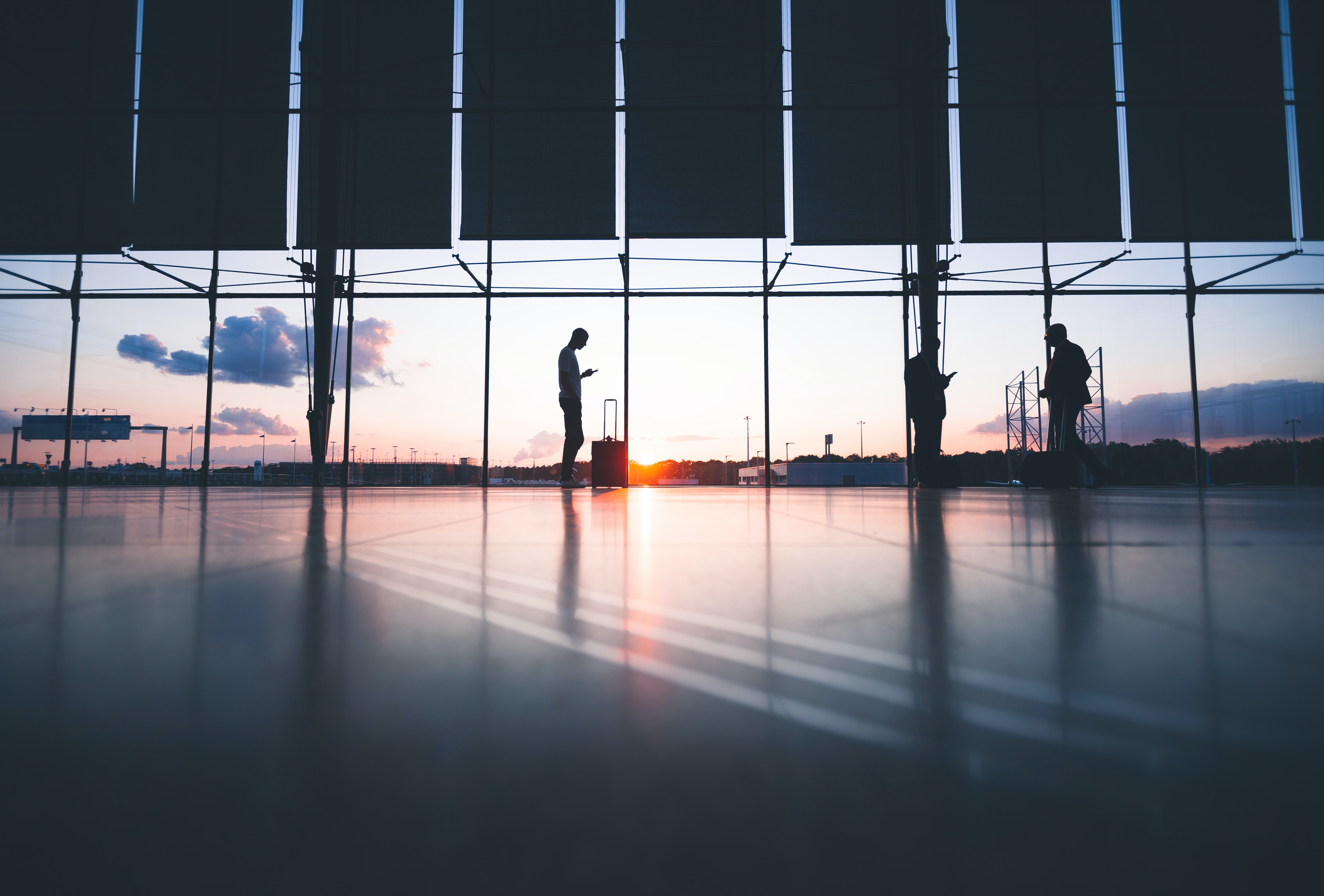 Fotografia da interno aeroporto