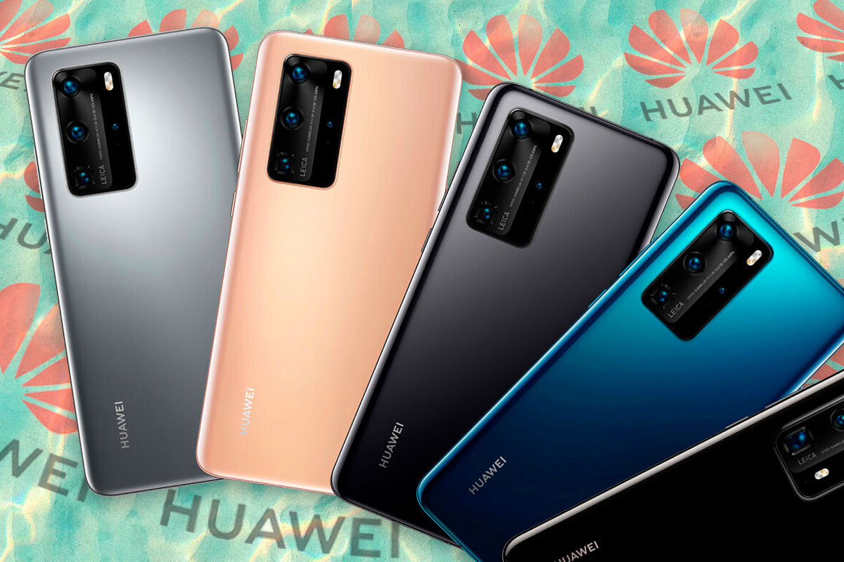 Huawei phones various colors