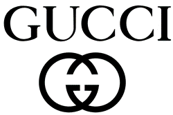 Gucci Logo Black and white